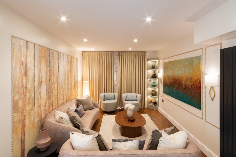 living room boho eclectic style project gallery image 9